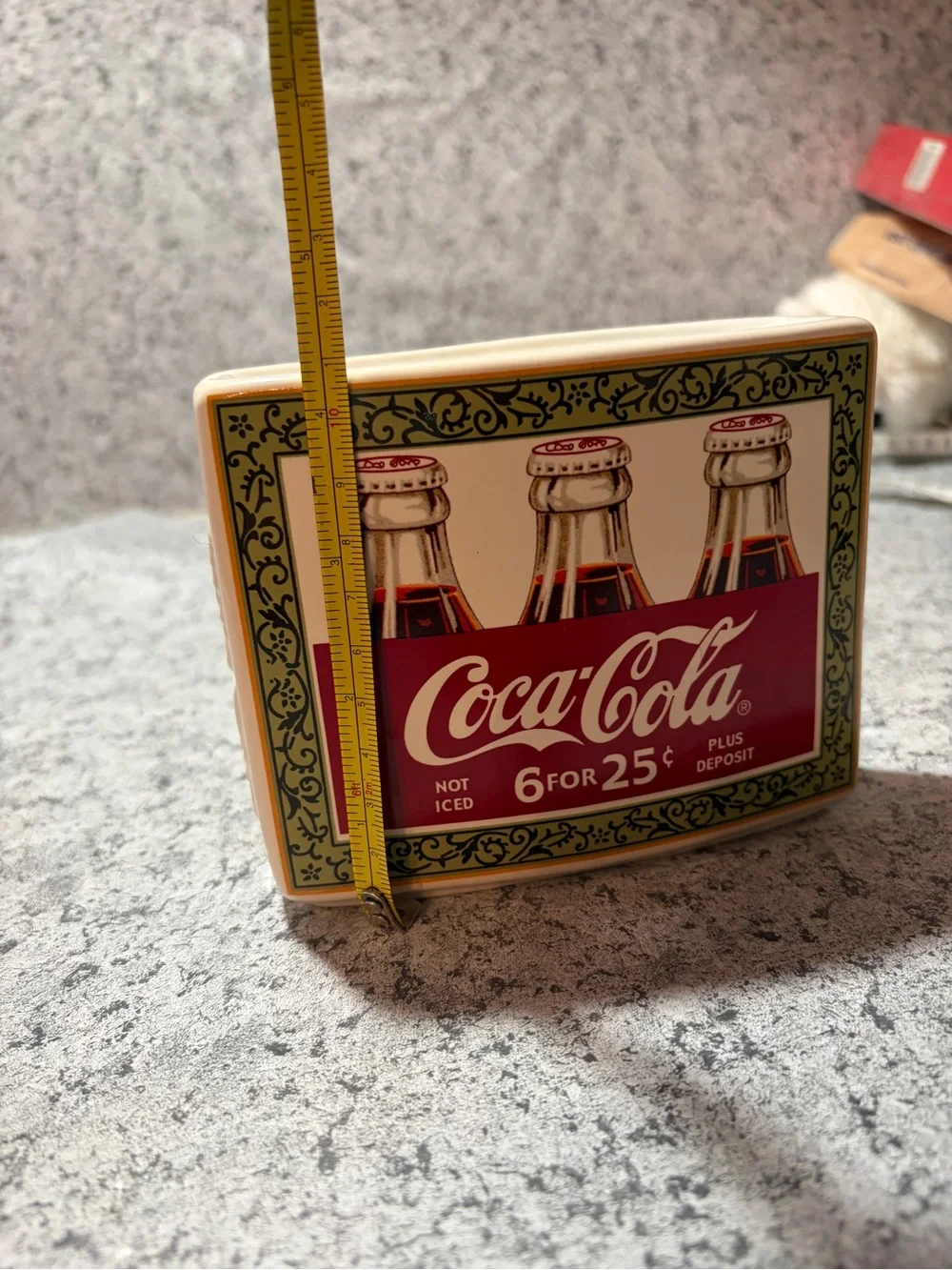 Coca-Cola Ceramic Toothbrush Holder - Retro 